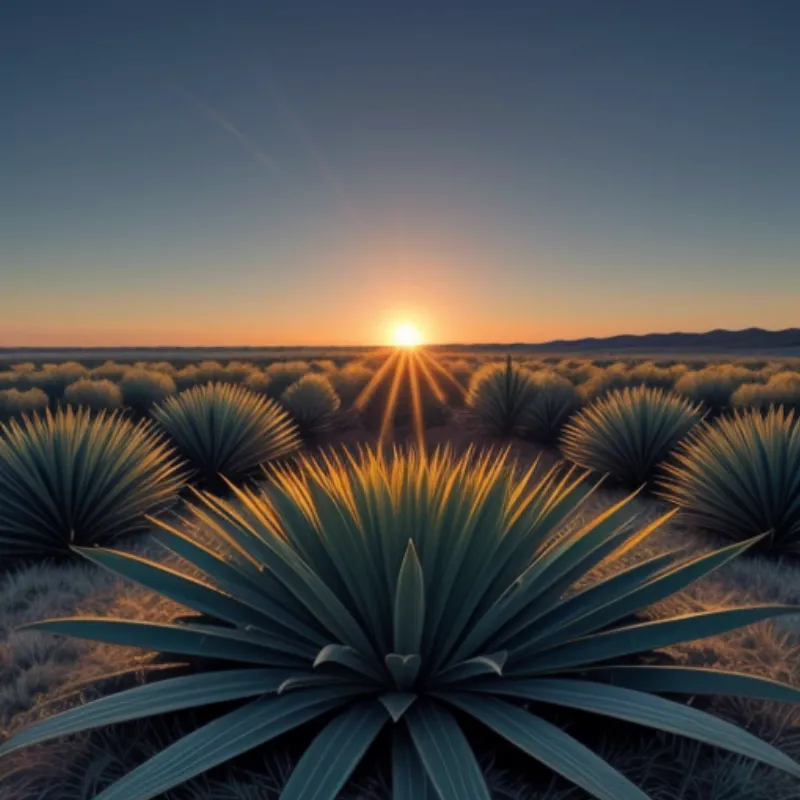 Agave Plant Field