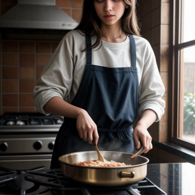 Aish Merahrah Cooking on a Skillet