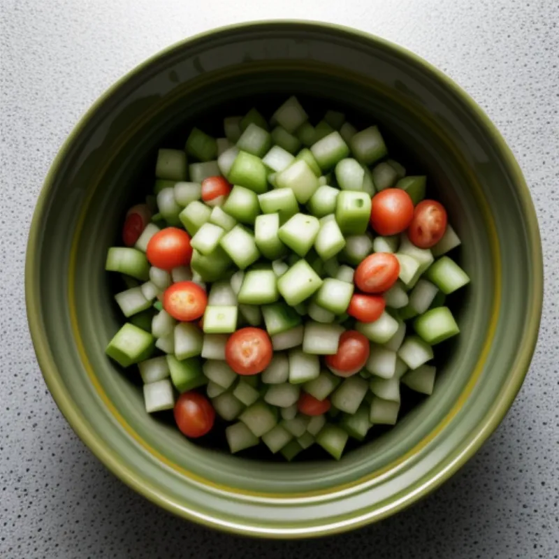 Ajilimojili Salad Ingredients
