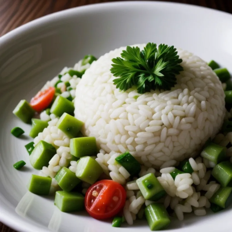 Arborio Rice Salad Plated