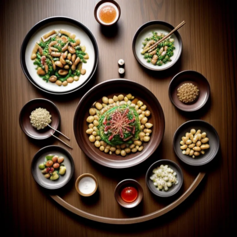 Asian Dinner Table Setting