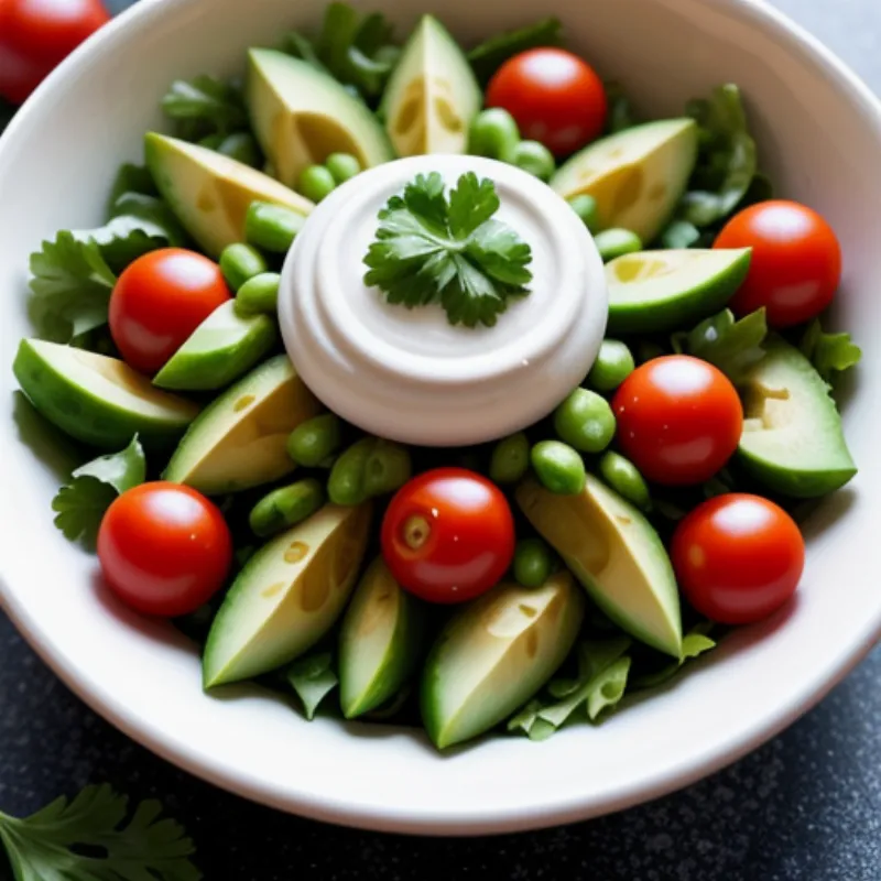 Avocado Dressing Salad