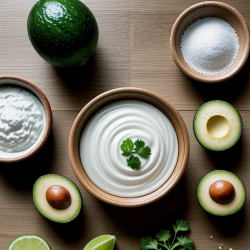 Ingredients for Avocado Ranch Dressing