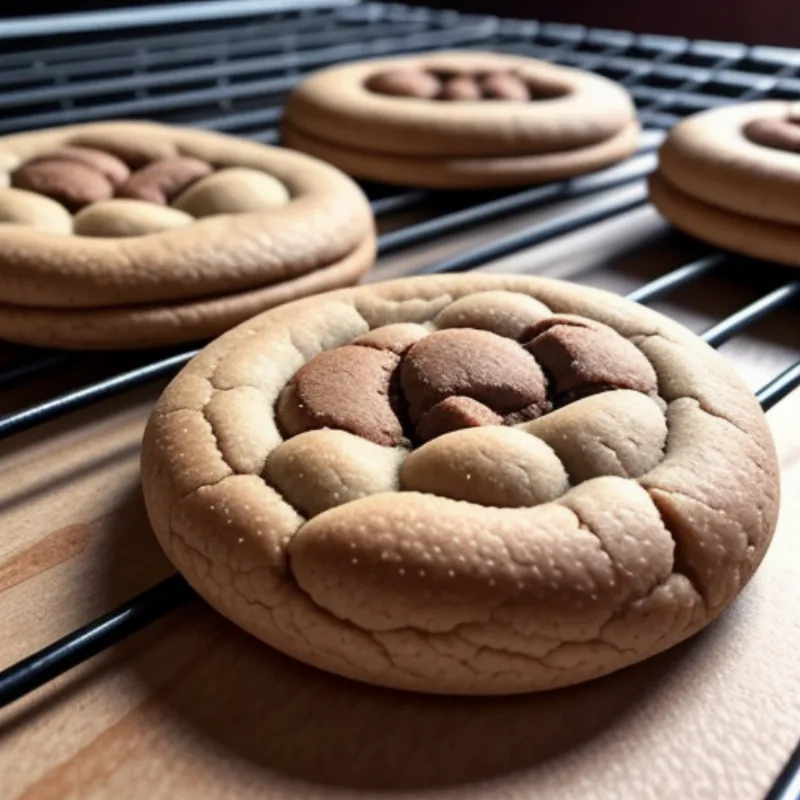 Baked Ischler Cookies