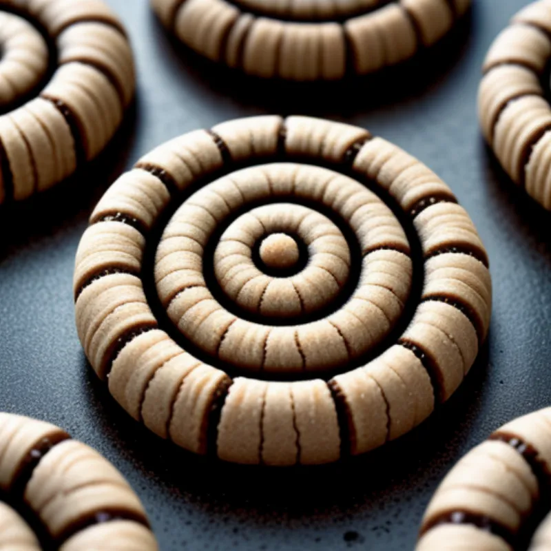 Baked Peanut Butter Swirl Chocolate Cookies