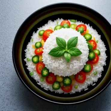 Basmati Rice Salad with Colorful Vegetables