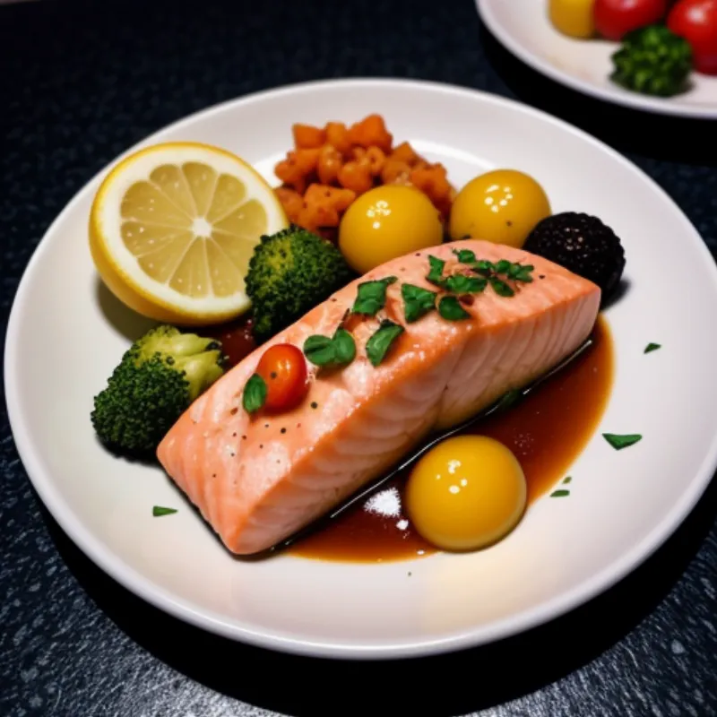 Salmon with Beurre Rouge