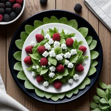 Fresh Ingredients for Blackberry Salad