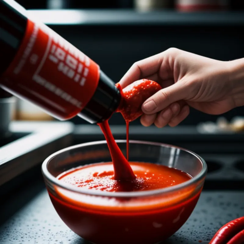 Blending Sriracha