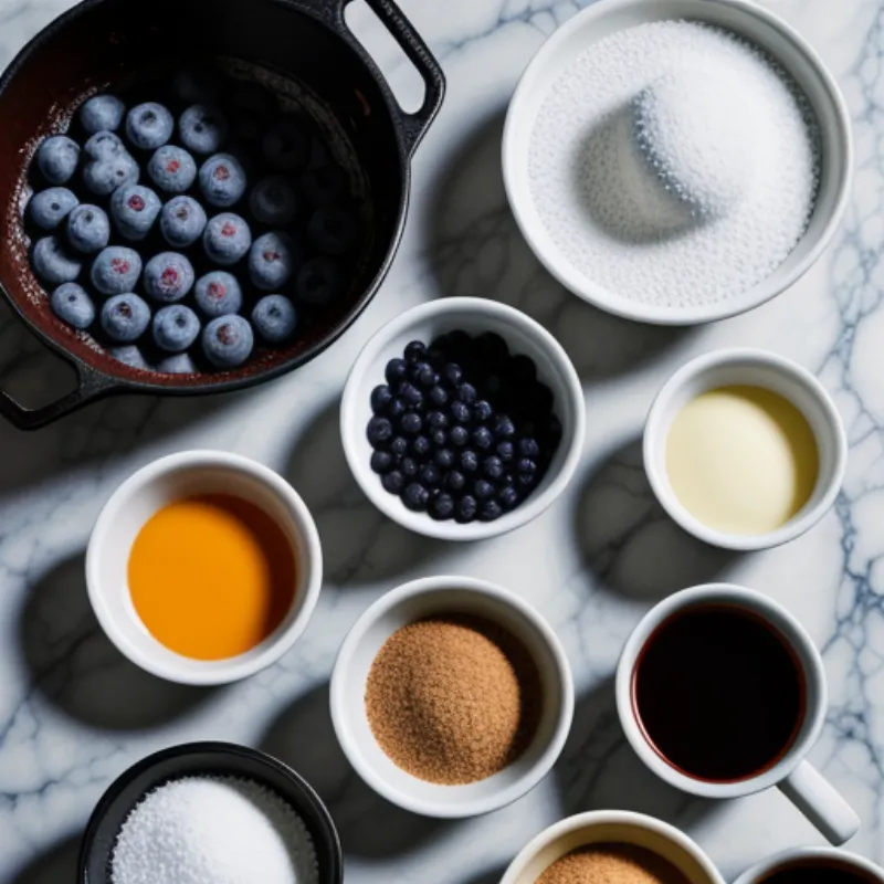 Blueberry coffee cake ingredients