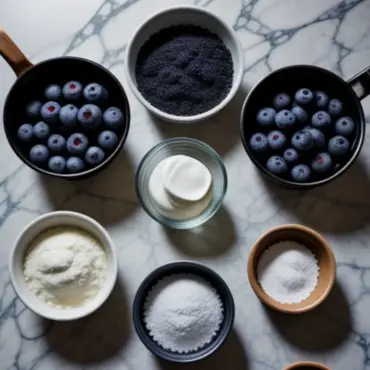 Blueberry Frozen Yogurt Ingredients