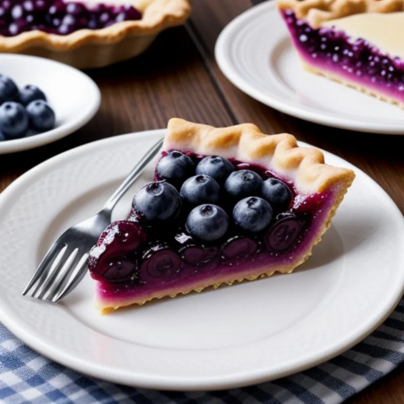 Slice of Blueberry Pie 
