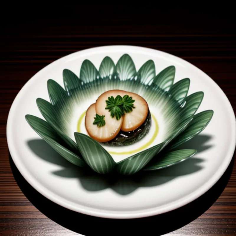 Plated Boiled Abalone