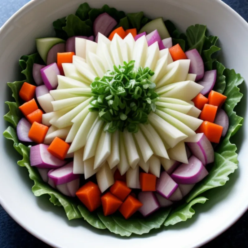 Boiled Daikon Salad