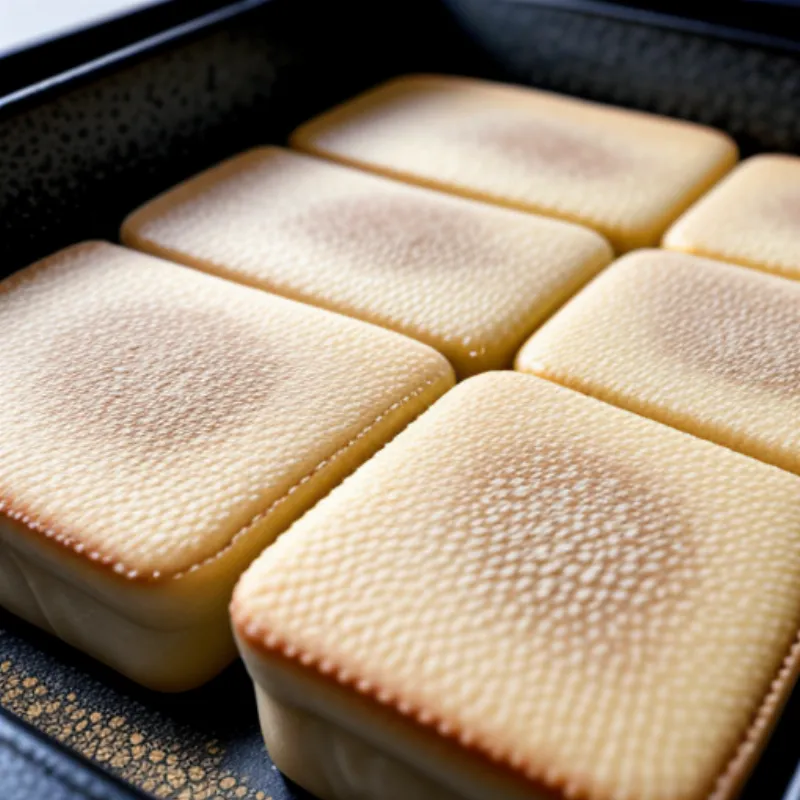Butter Mochi in Baking Pan
