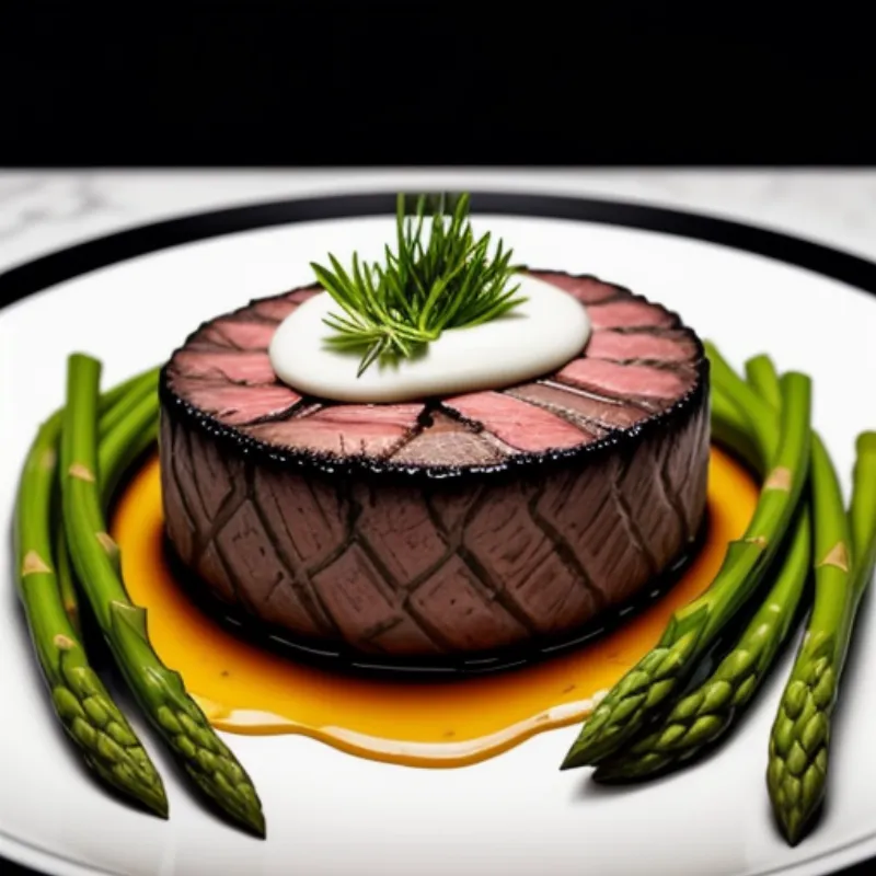 Chateaubriand steak with sauce