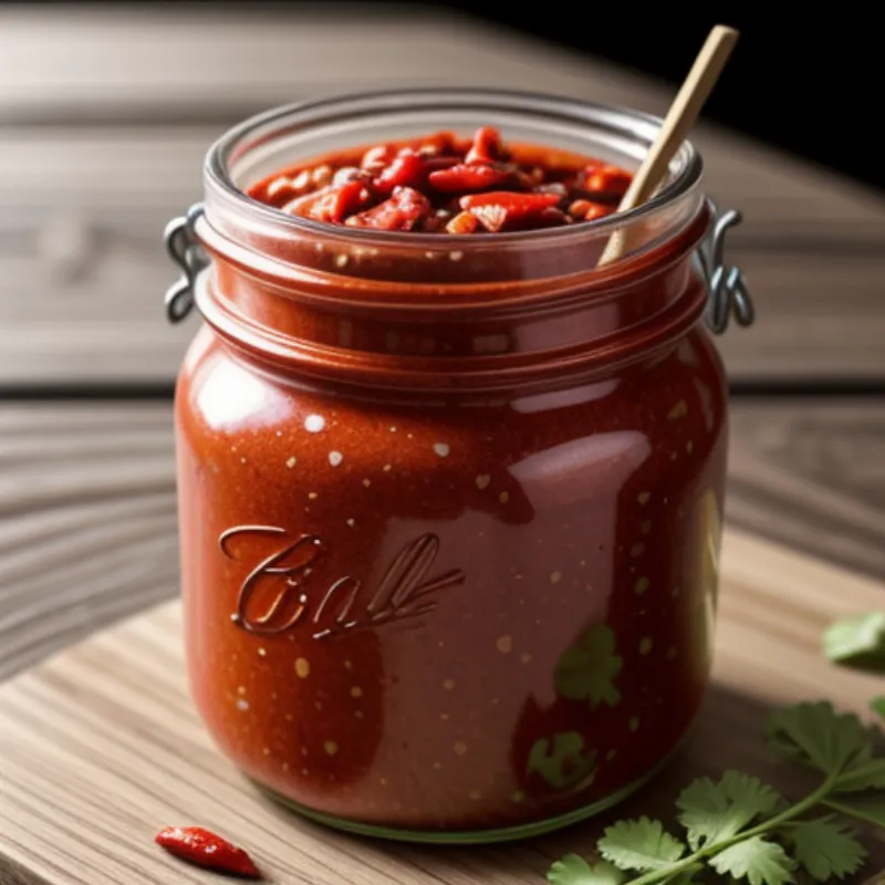 Chili Garlic Dressing in a Jar