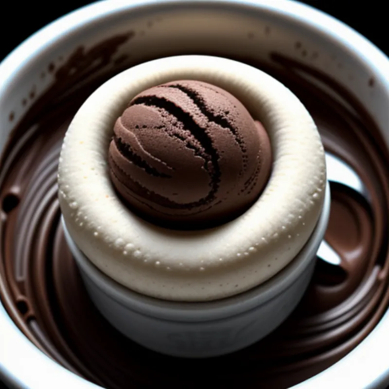 Churning Chocolate Ice Cream