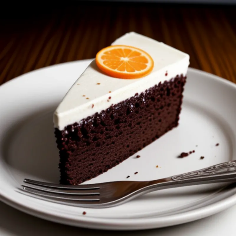 Slice of Chocolate Orange Cake