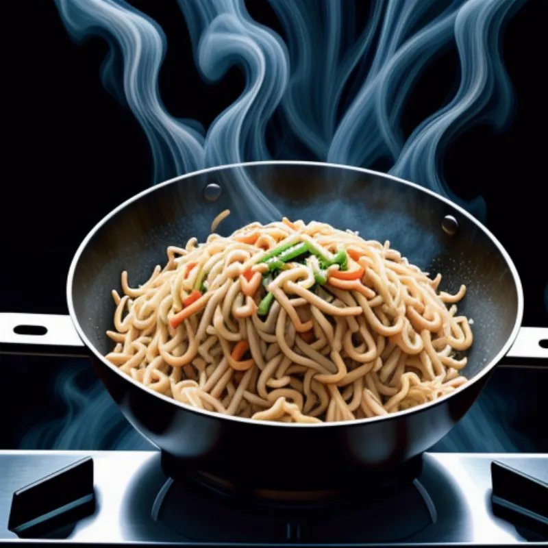 Cooking Chow Mein