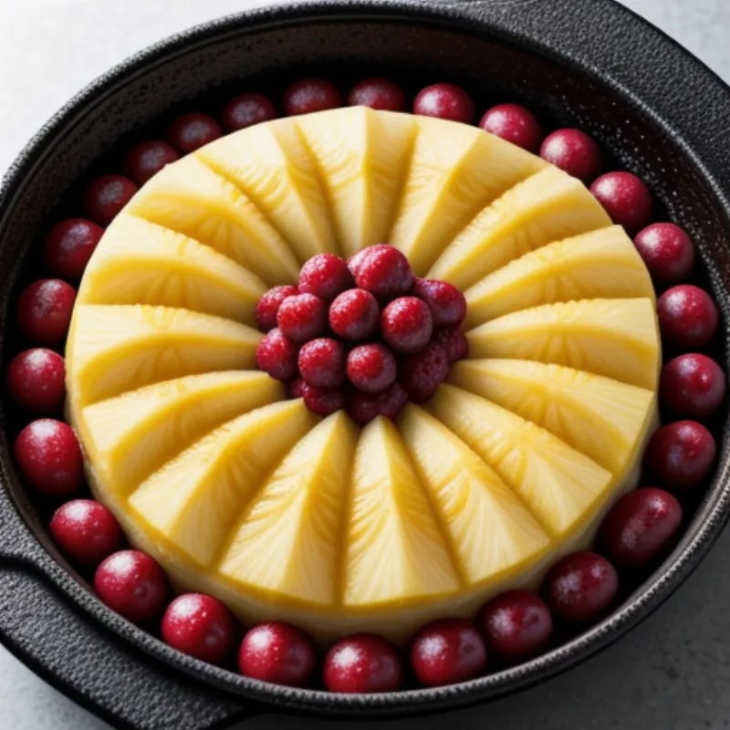 Cranberry Pineapple Upside-Down Cake Topping