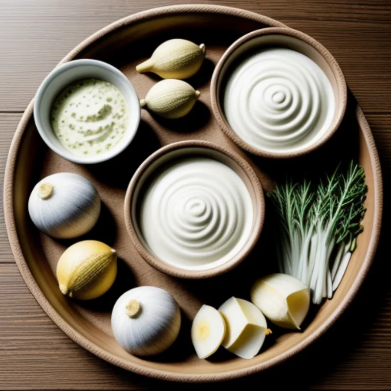 Creamy Garlic Dressing Ingredients