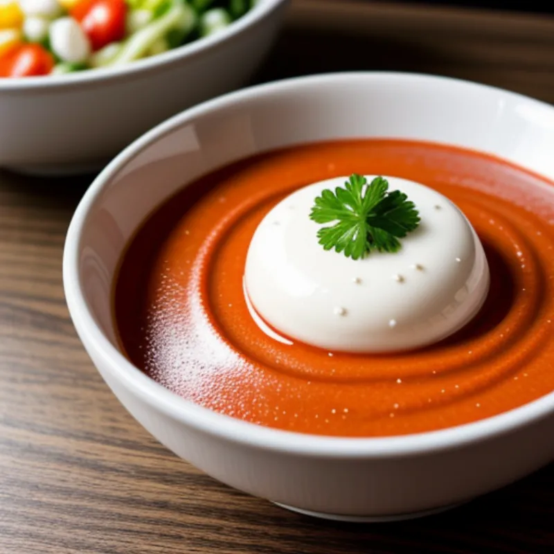 Creamy Tomato Dressing in a Bowl