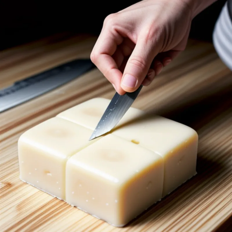Cutting Butter Mochi