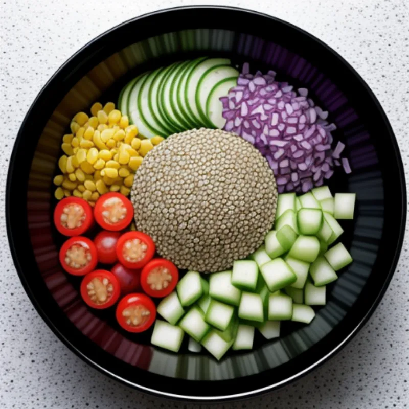 Flax Seed Salad Ingredients