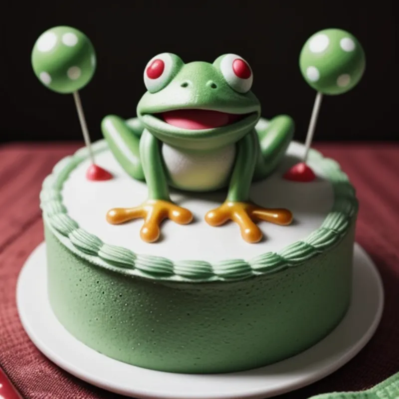 Frog Cake Decorated