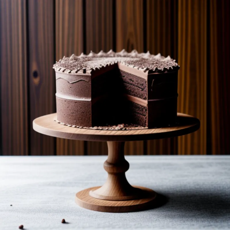 Frosted Eggless Chocolate Cake