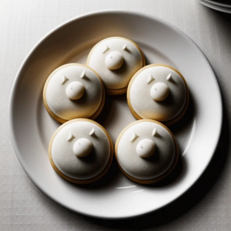 Frosted Ermine Cookies