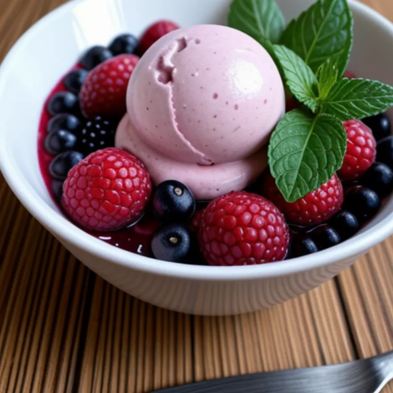 Frozen Berry Nice Cream