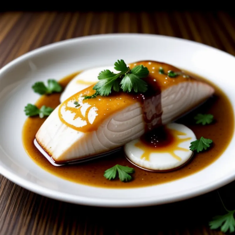 Pan-seared fish with Grenobloise sauce