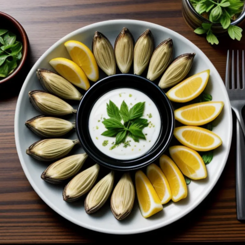 Grilled Artichokes with Dipping Sauce