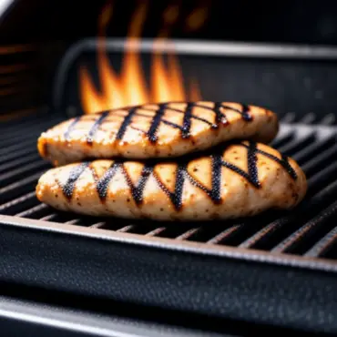 Grilled Chicken on a Grill