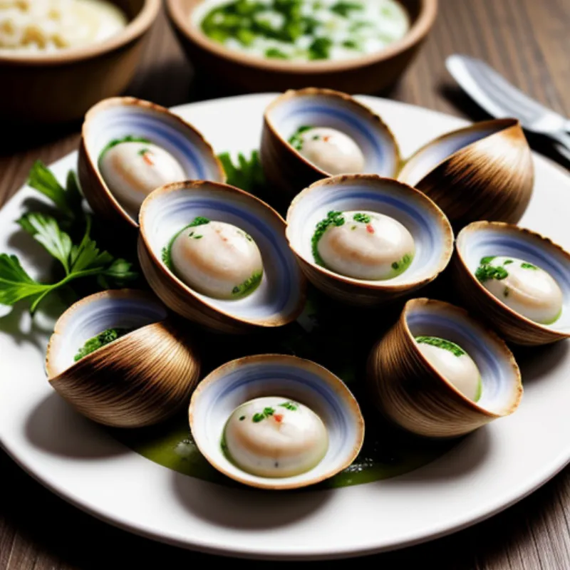 Grilled Clams with Bread