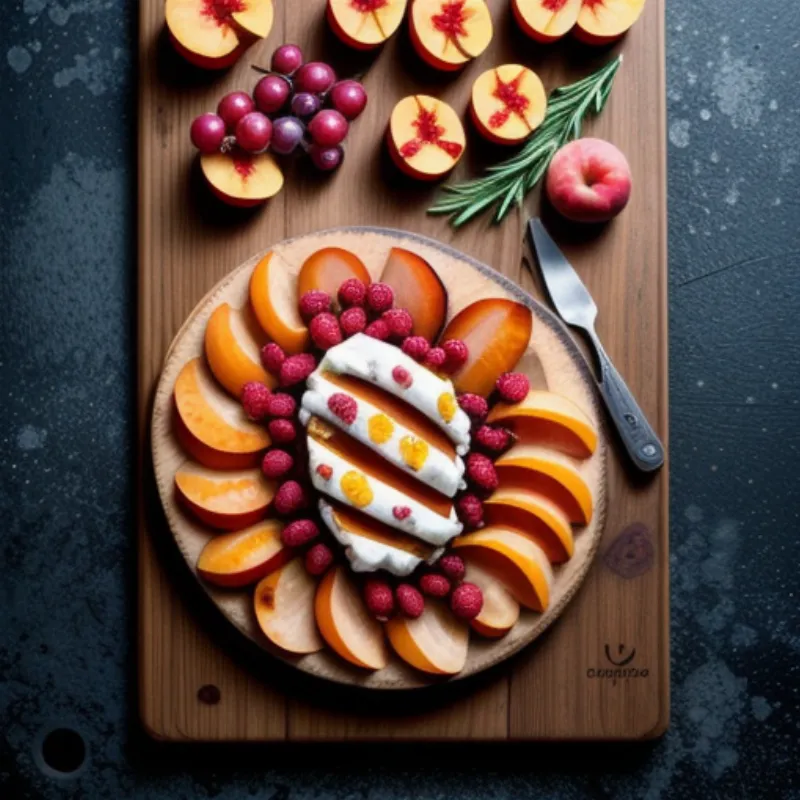 Grilled Peaches Platter