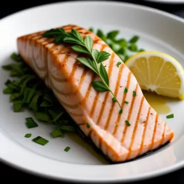 Perfectly Grilled Salmon Fillet