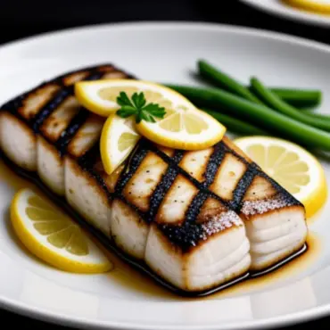 Grilled Sea Bass Fillets