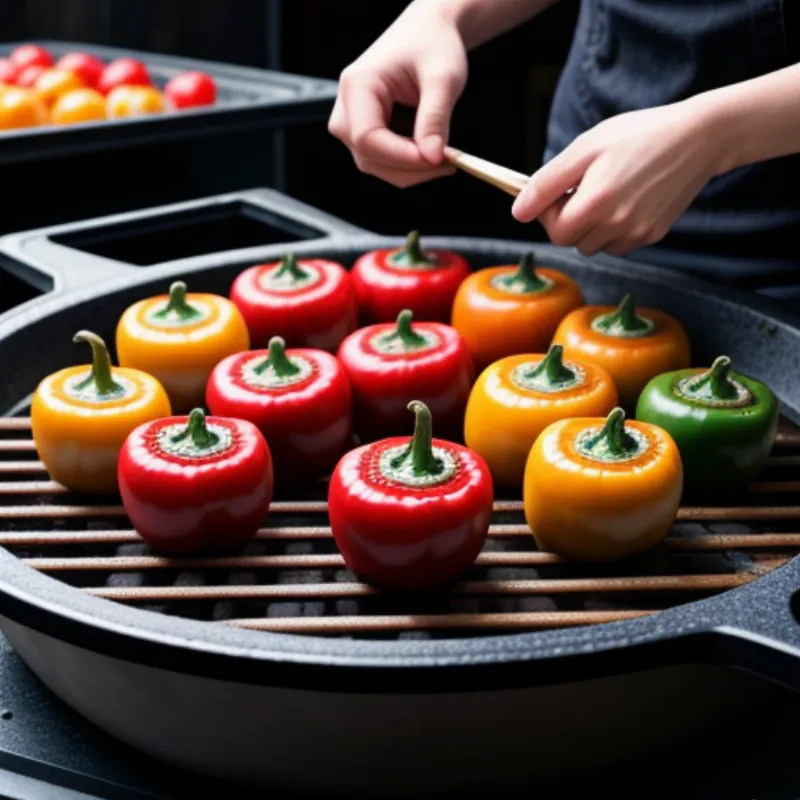 Grilling Stuffed Peppers