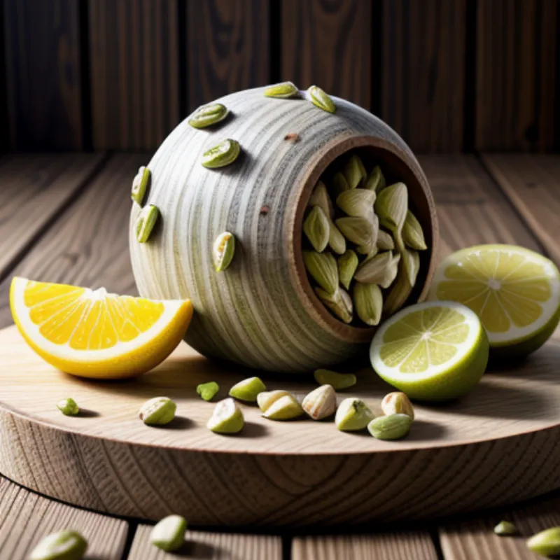 Ground Pistachios and Lemons