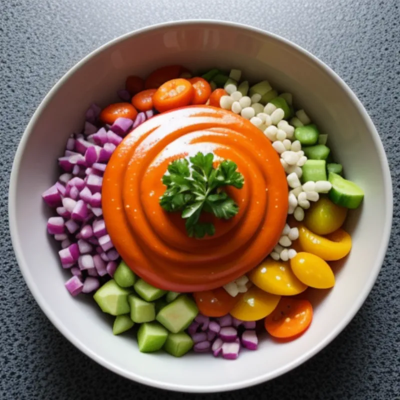 Habanero Sauce Dressing Salad