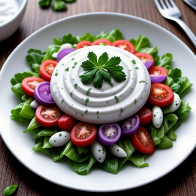 Harissa Yogurt Dressing Salad