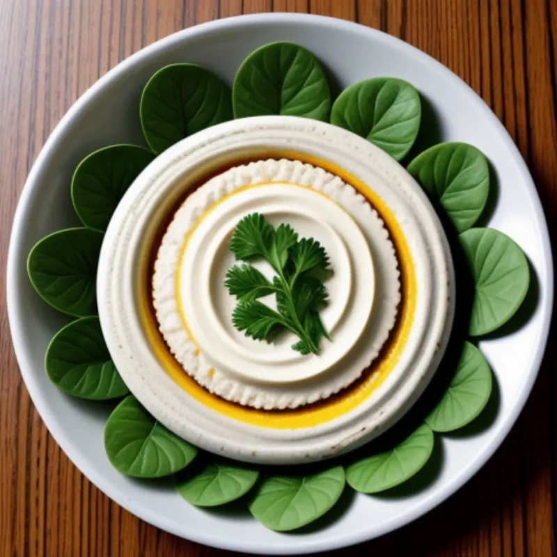 Hummus Dressing Salad Platter