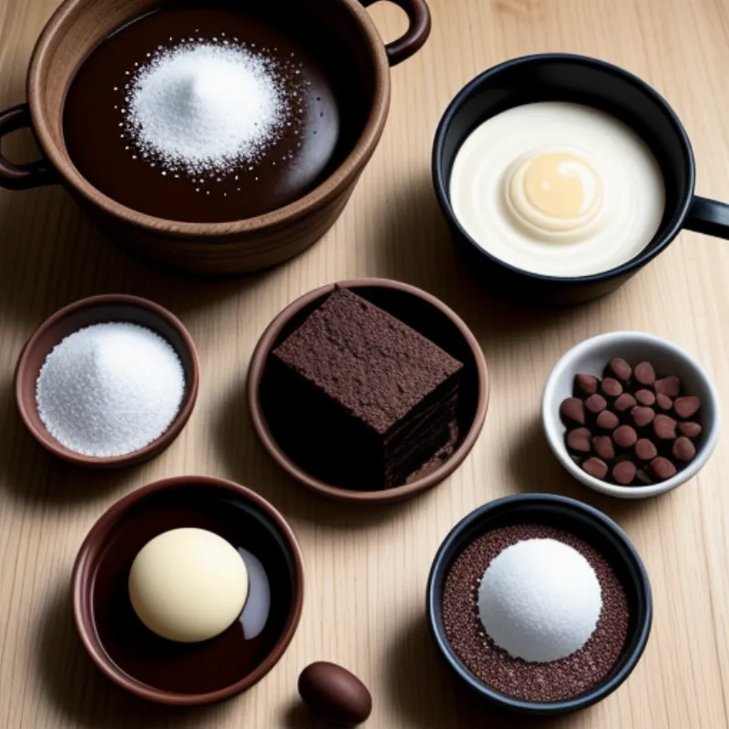 Ingredients for Hungarian Chocolate Mousse Cake