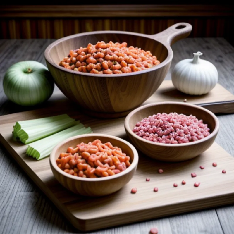 Ingredients for Ragù alla Bolognese