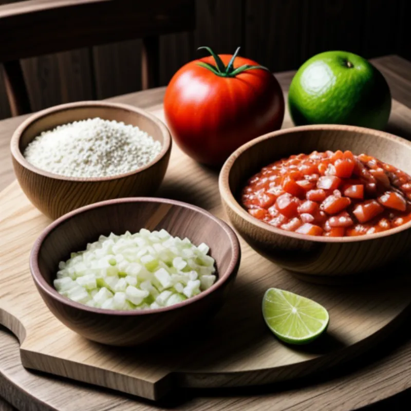 Ingredients for Salsa de Chile Morita