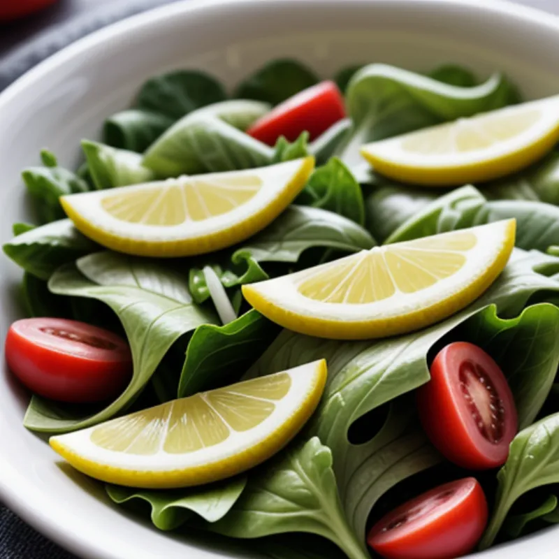 A Delicious Salad with Lemon Herb Vinaigrette
