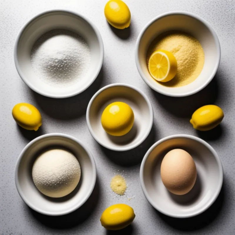 Lemon Madeleine Ingredients